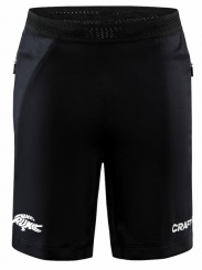 UHCR Evolve Zip Pocket Shorts black M/W/JR Kinder 122/128