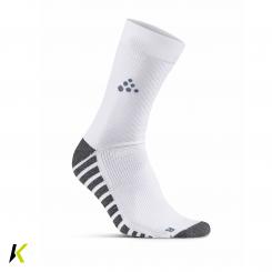 CRAFT® P. Anti Slip Mid Sock wht 43/45