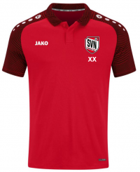 SVN Polo Performance rot/schwarz Herren - L
