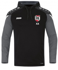 SVN Kapuzensweat Performance schwarz/anthra light Damen - 38