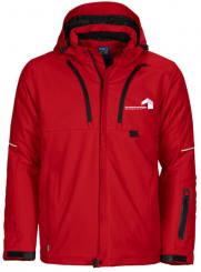 gefütterte Funktionsjacke, rot 