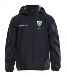 SKE Jacket Rain JR blk Kinder 134/140