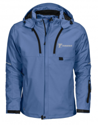 gefütterte Funktionsjacke M blau 