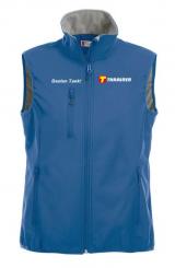 Basic Softshell Vest W blau 