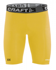 TSV Pro Control Compression Short Tights Uni gelb 