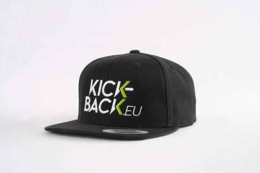 KICK-BACK.eu Cap Uni schwarz 