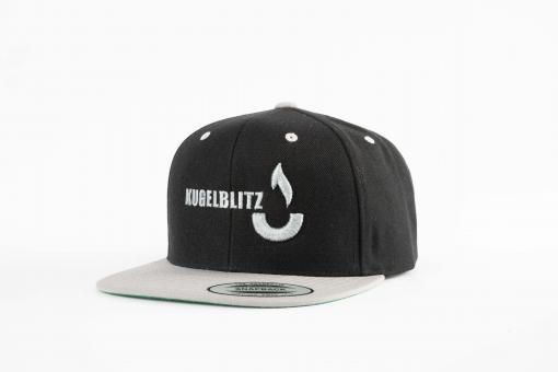 Kugelblitz Snapback schwarz/hellgrau 