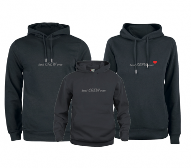 best crew ever Hoodies 3er set schwarz 